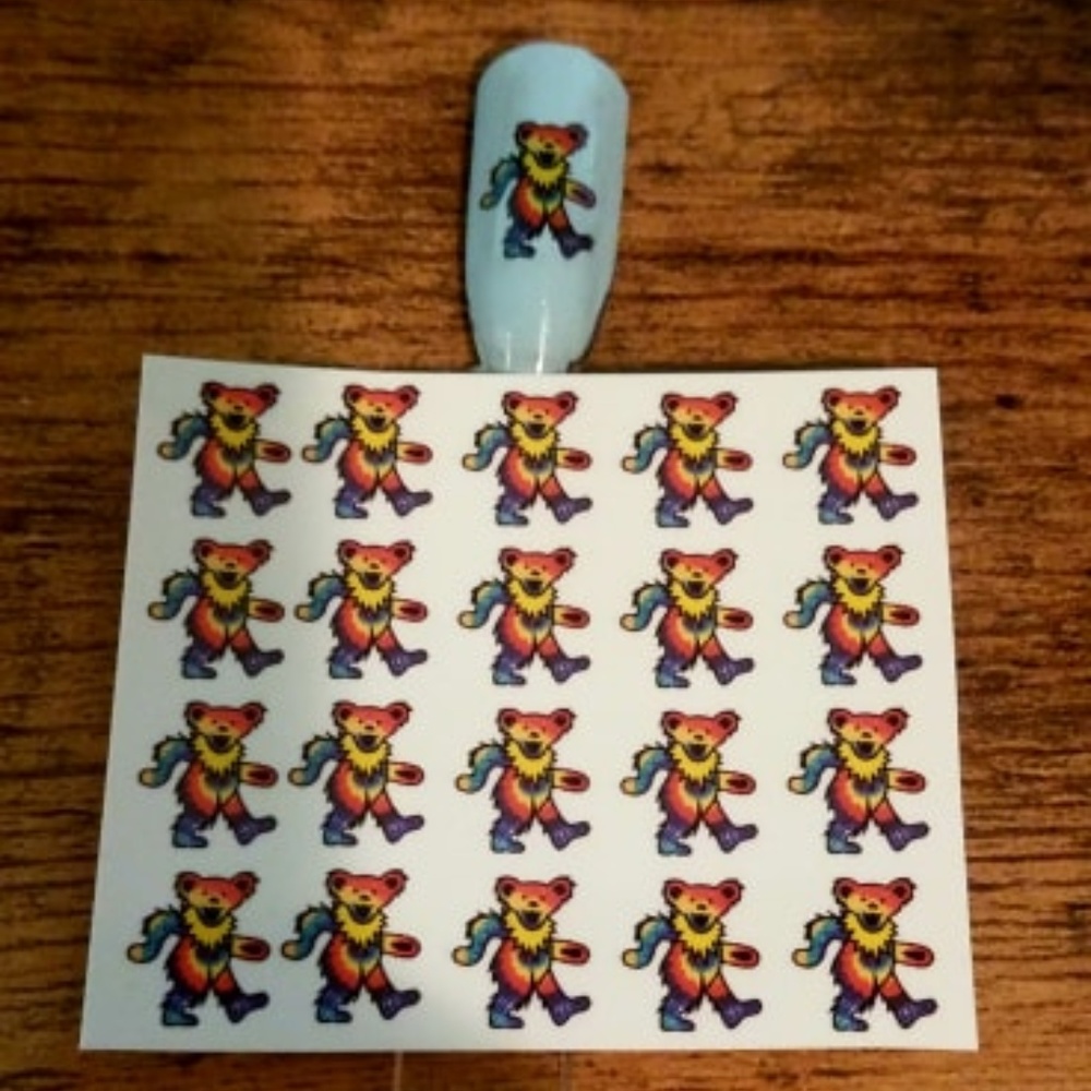 Grateful Dead Nail Decals